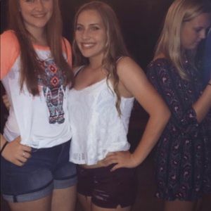 AE lace spaghetti strap tank top!